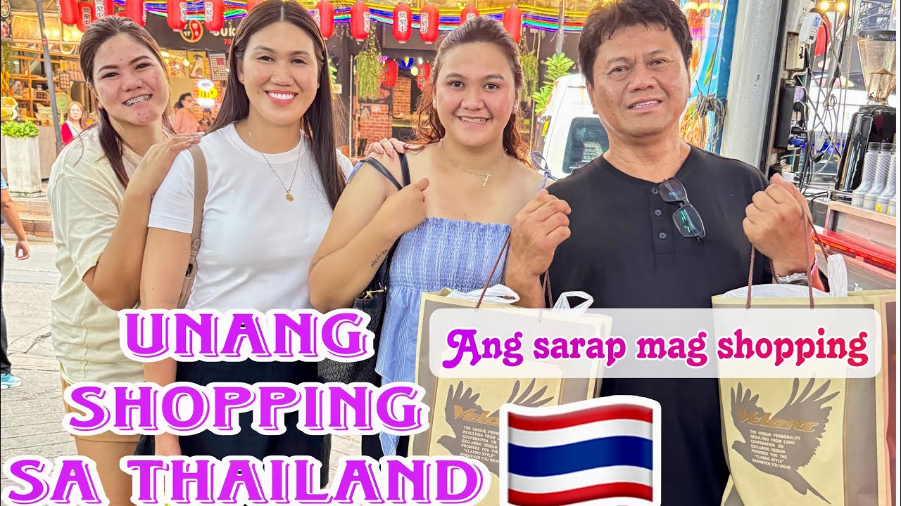 NAG SHOPPING AGAD KAMI PAG-DATING NG THAILAND | GRABE ANG MURA NG MGA BILIHIN SA BANGKOK | DAY 1