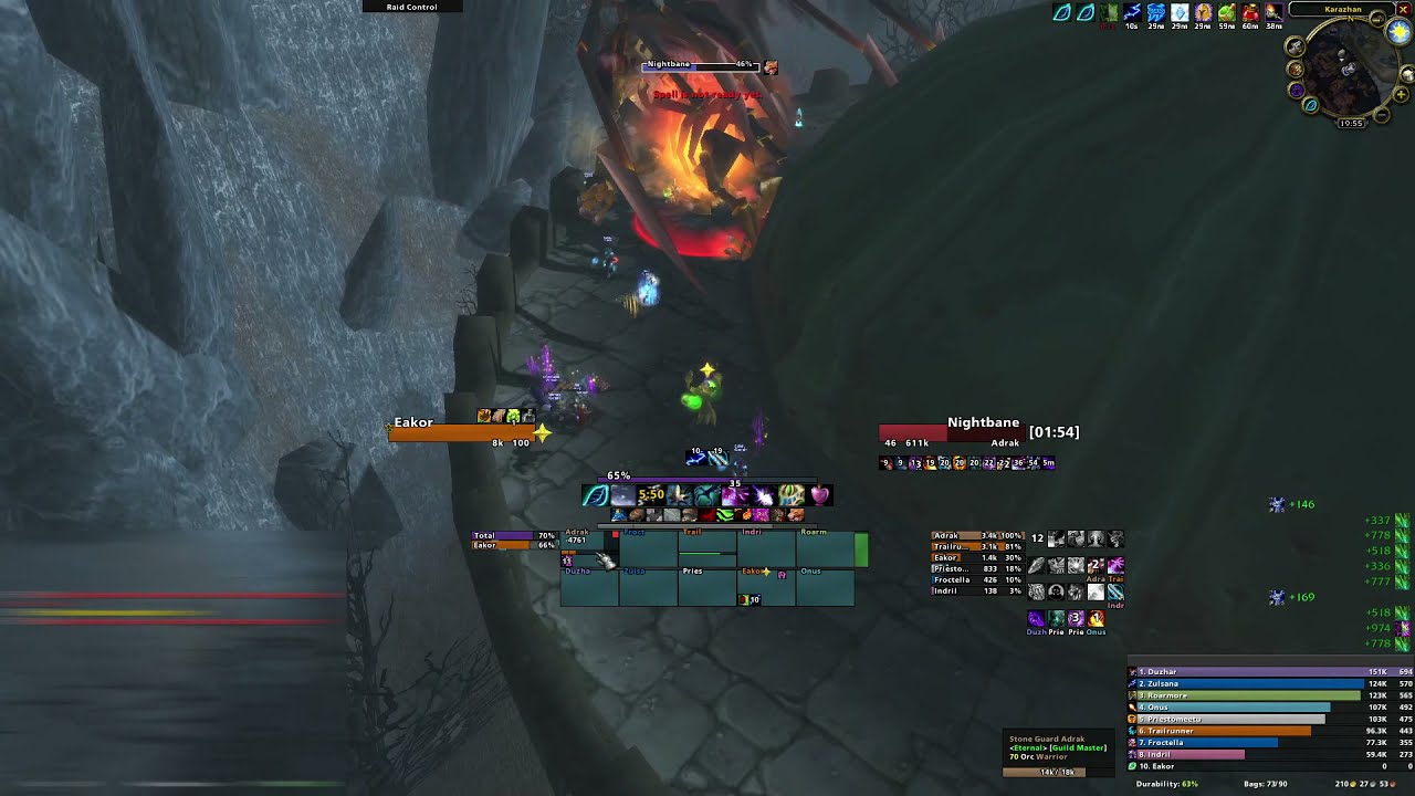 Karazhan - All bosses - Druid solo heal