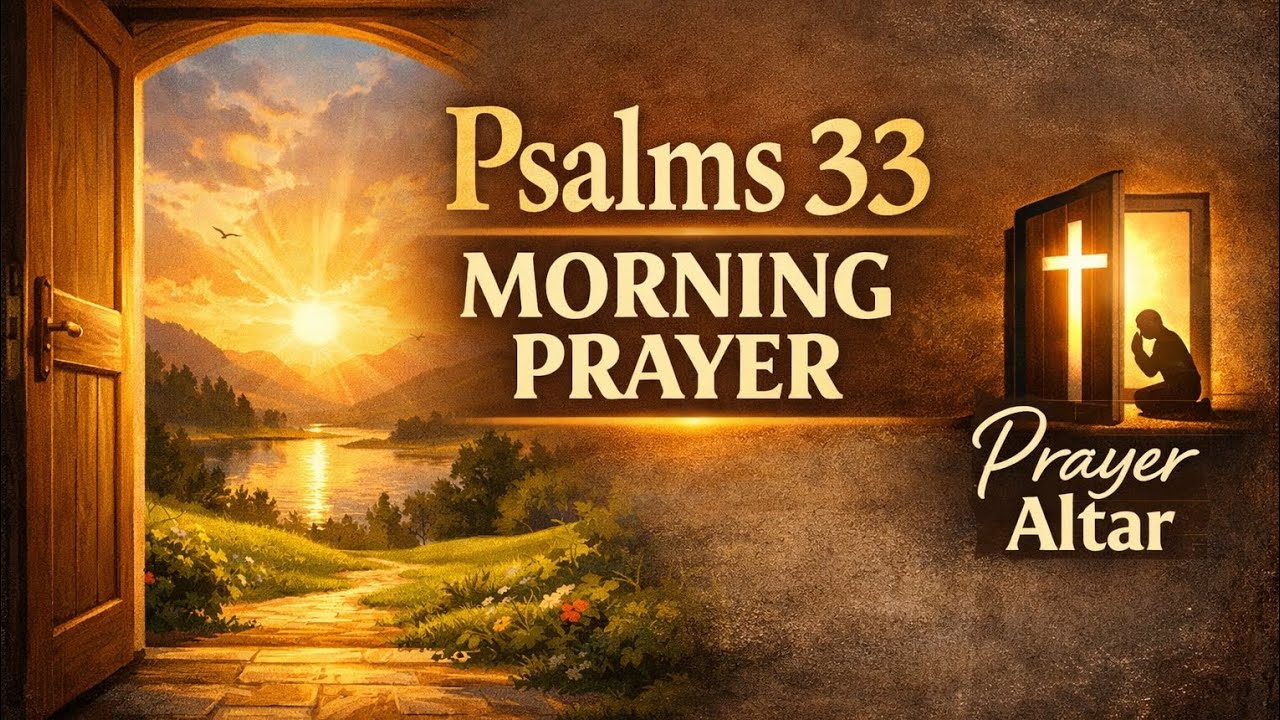 Start Your Day With God | Powerful Morning Prayer From Psalm 33 (God Is Your Help & Shield)