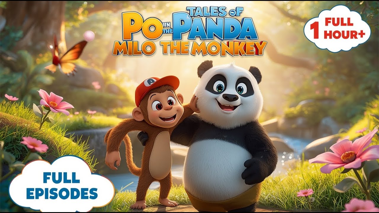 Tales of Po & Milo 1 Hour! Childrens Cartoon Video | English Cartoons for Children