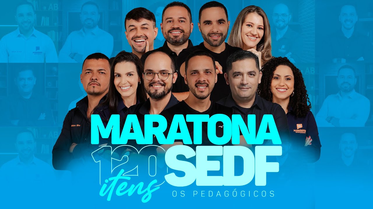 Maratona 120 itens PSS SEDF 2025