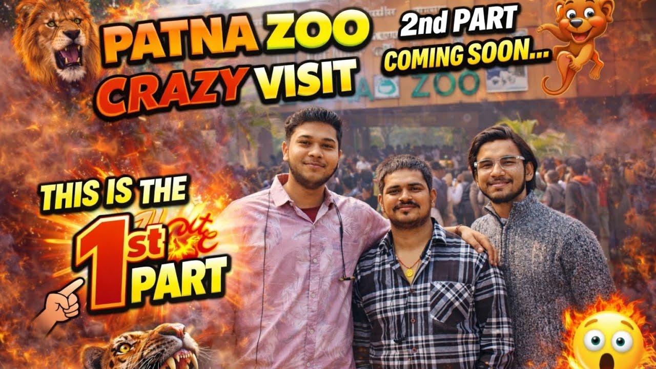Patna Zoo🦁Crazy Visit 😱😲 / 2nd Part Comming 🔜 #ytshorts #funny #comedy #RudhraAbhishekvlogs07 
