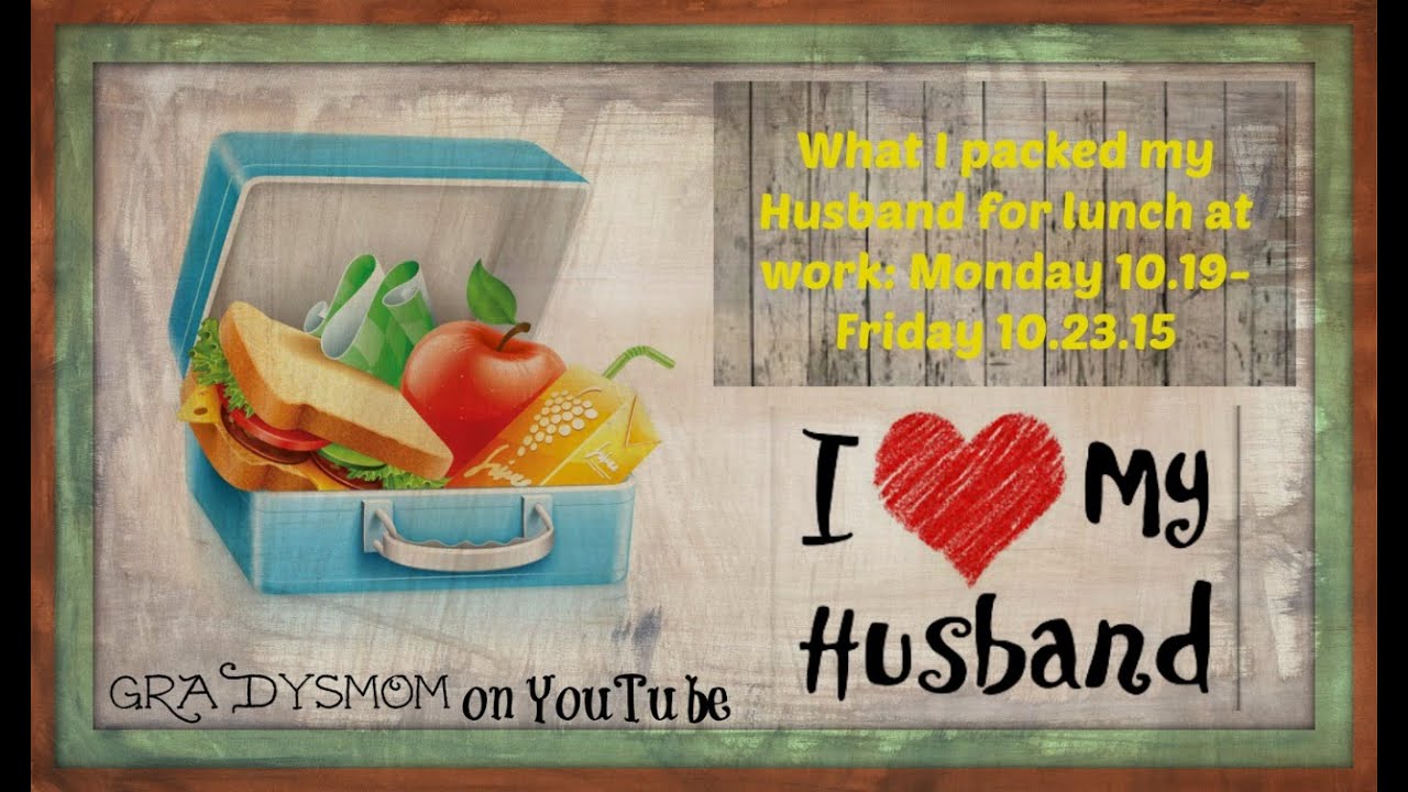 What I packed my husband for lunches this week (10.19-10.23.15)