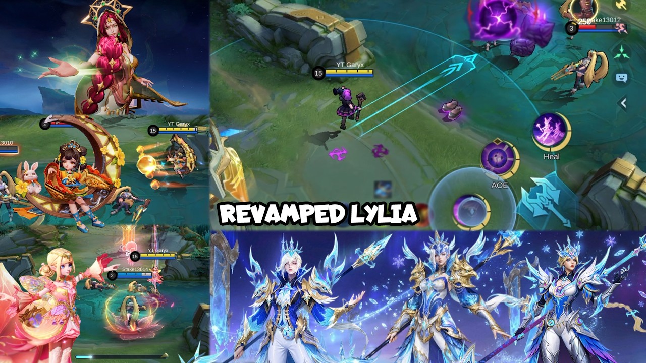 MLBB REVAMP LYLIA - MLBB NEW SKIN - REVAMP ANGELA COLLECTOR MOBILE LEGENDS NEW SKIN MLBB UPDATE SKIN