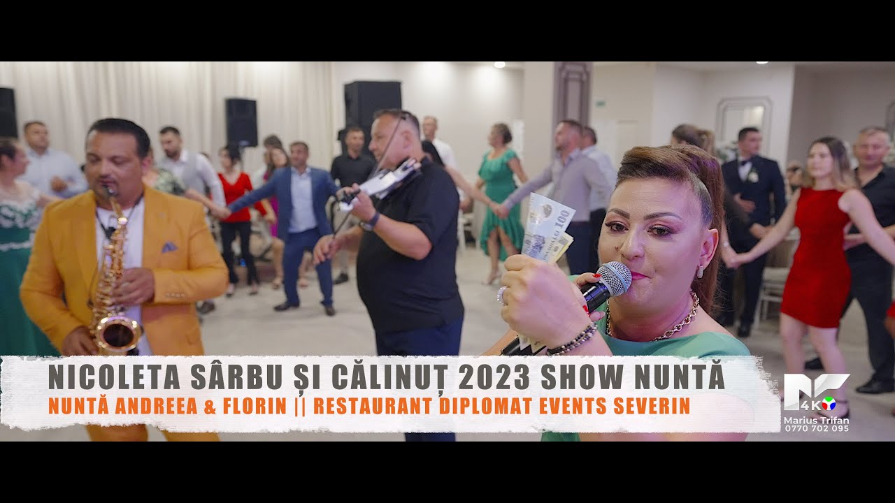 || 4K || NICOLETA SARBU SI CALINUT 2023 || SHOW LIVE LA NUNTA ANDREEA SI FLORIN