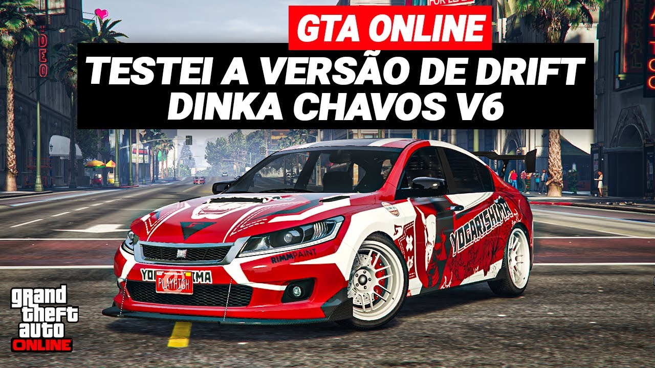 TESTEI A NOVA VERS&Atilde;O DE DRIFT DO CHAVOS V6 NO GTA 5 ONLINE
