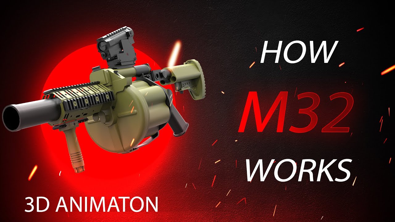 How Does a Grenade Launcher Work? (M32 MGL) - Animation Explained