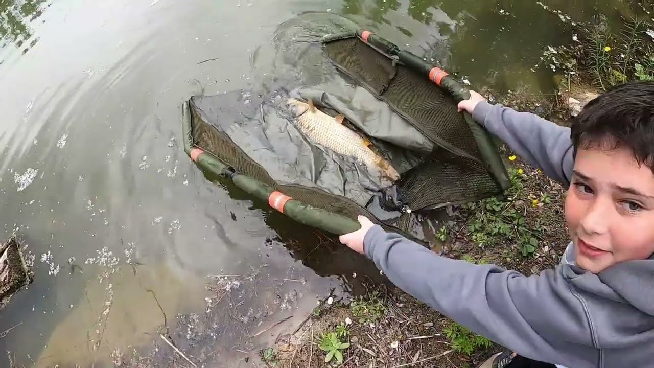 Pêche printanière compliquée avant la fraie (peche de la carpe)