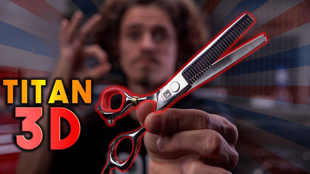 A melhor TESOURA de DESBASTE que já usei - Titan 3D