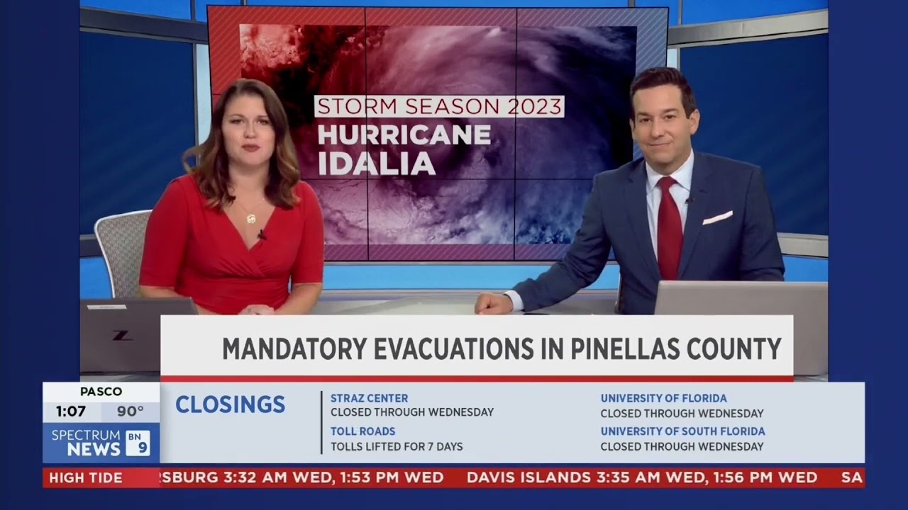 Spectrum Bay News 9 Hurricane Idalia Coverage 1-4PM August 29, 2023