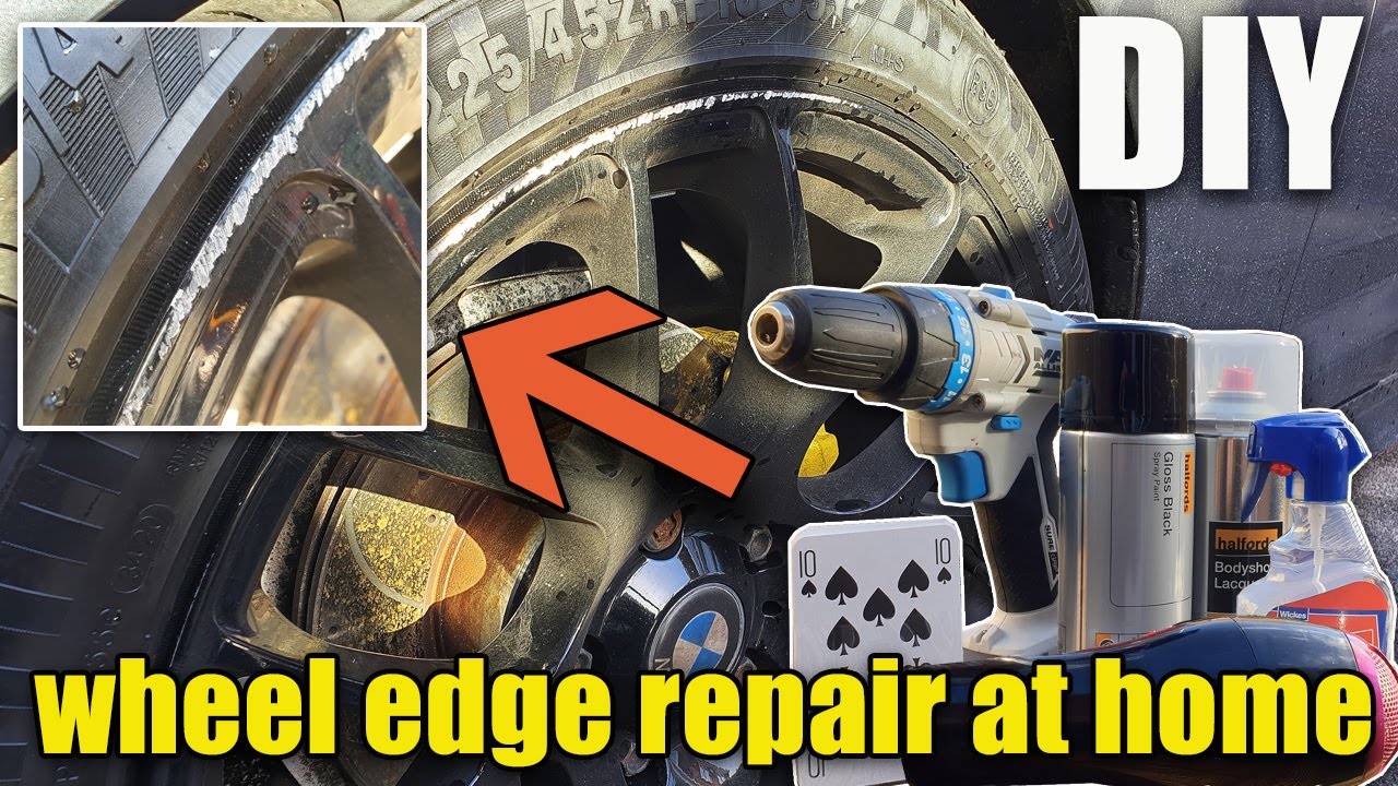 Use a Cordless Drill and Rattle Cans to repair your Alloy Rims