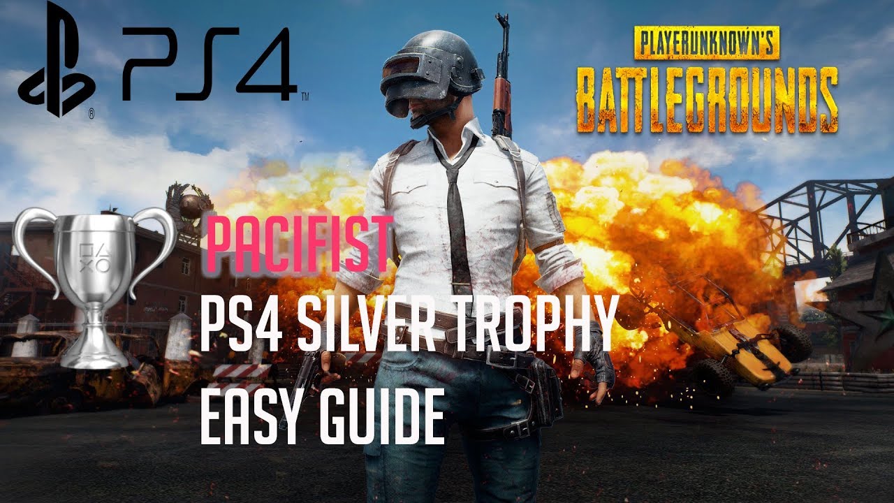 PUBG PS4 Pacifist Silver Trophy Achievement Guide Walkthrough