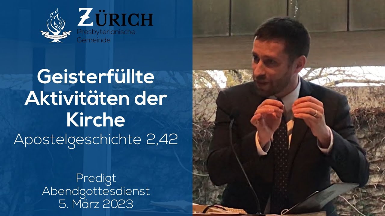 Geisterfüllte Aktivitäten der Kirche / Apostelgeschichte 2,42