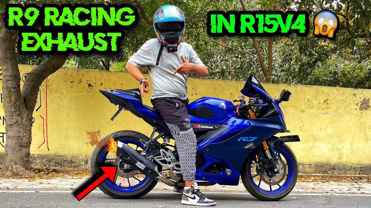 Finally Installing Full System R9 Exhaust On My R15v4😱