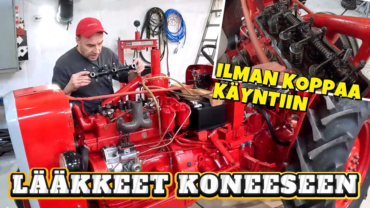 Lääkkeet haettu - Valmet 565 venttiilikoneiston korjaus ja koekäynnistys