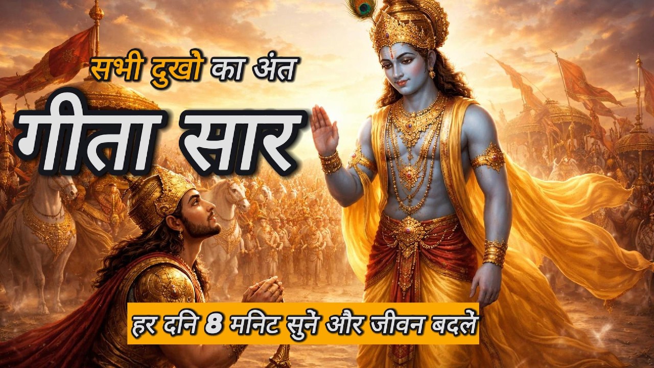हर दिन 8 मिनट सुनें – Krishna का दिव्य ज्ञान | Life Changing Gita