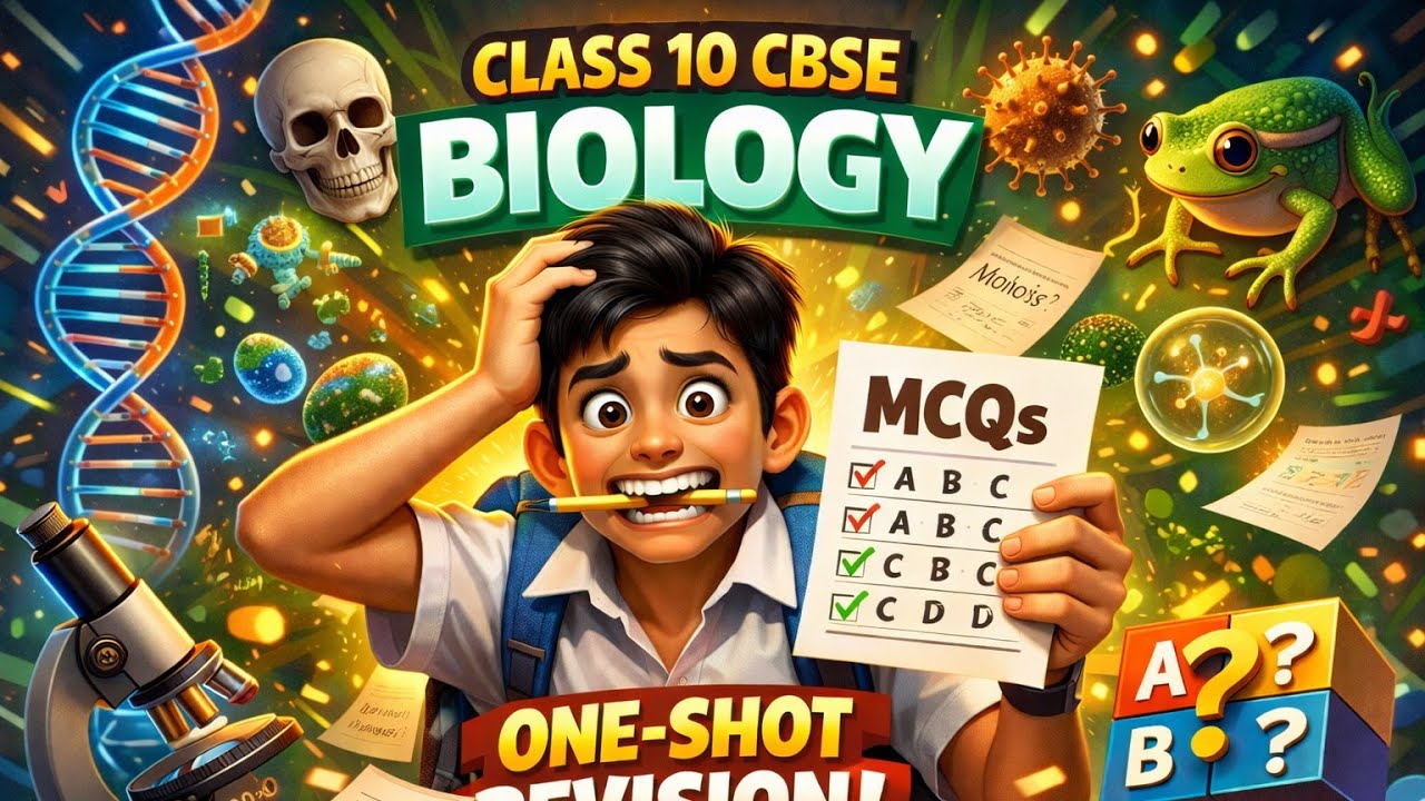 Class 10 CBSE Biology MCQs | One-Shot Board Revision Set-01