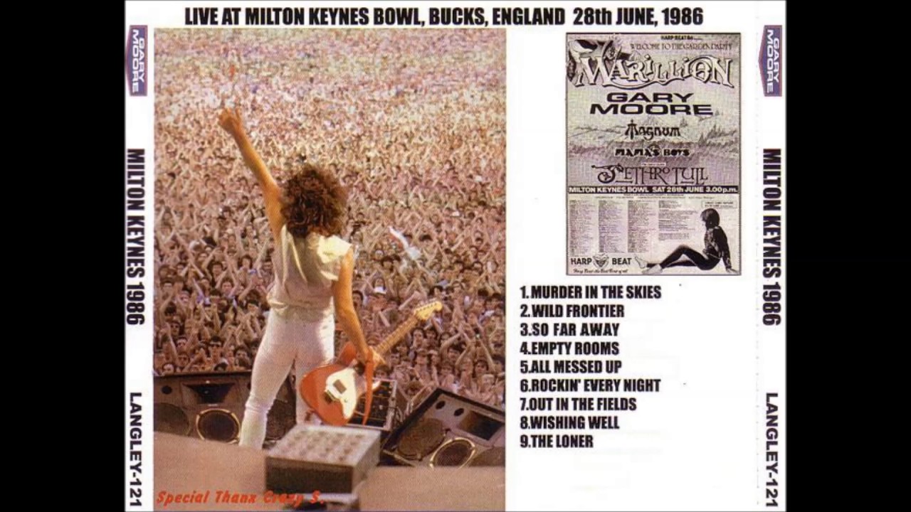 Gary Moore - 04. Empty Rooms (AMAZING !!!) - Garden Party, Milton Keynes, UK (28th June 1986)