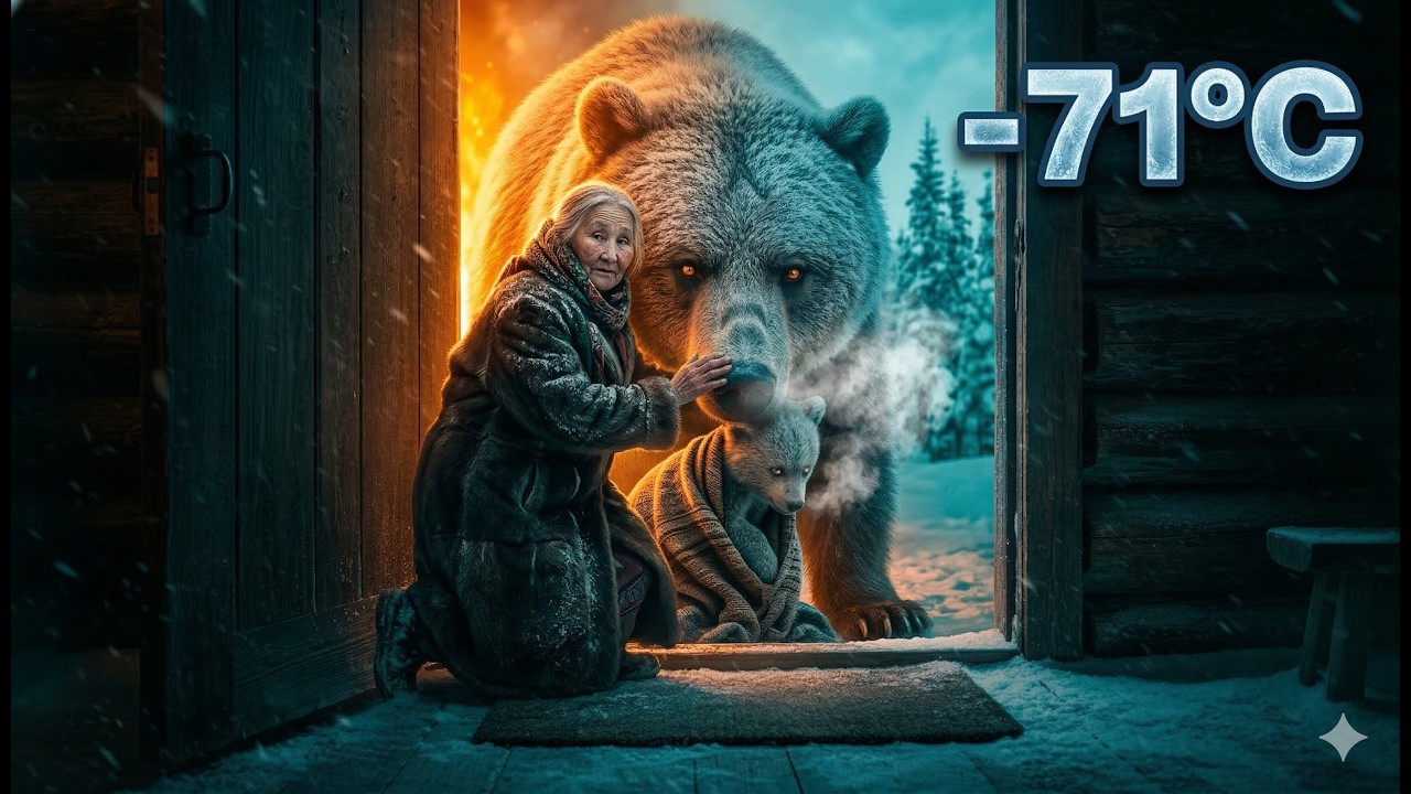 A Massive Wild Bear Brought Her Dying Cub to My Door (-71°C) #FrozenHamlets