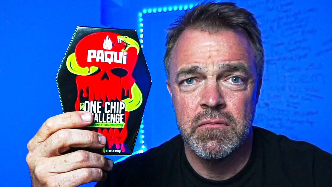 My DAD does the one chip challenge.. 💀