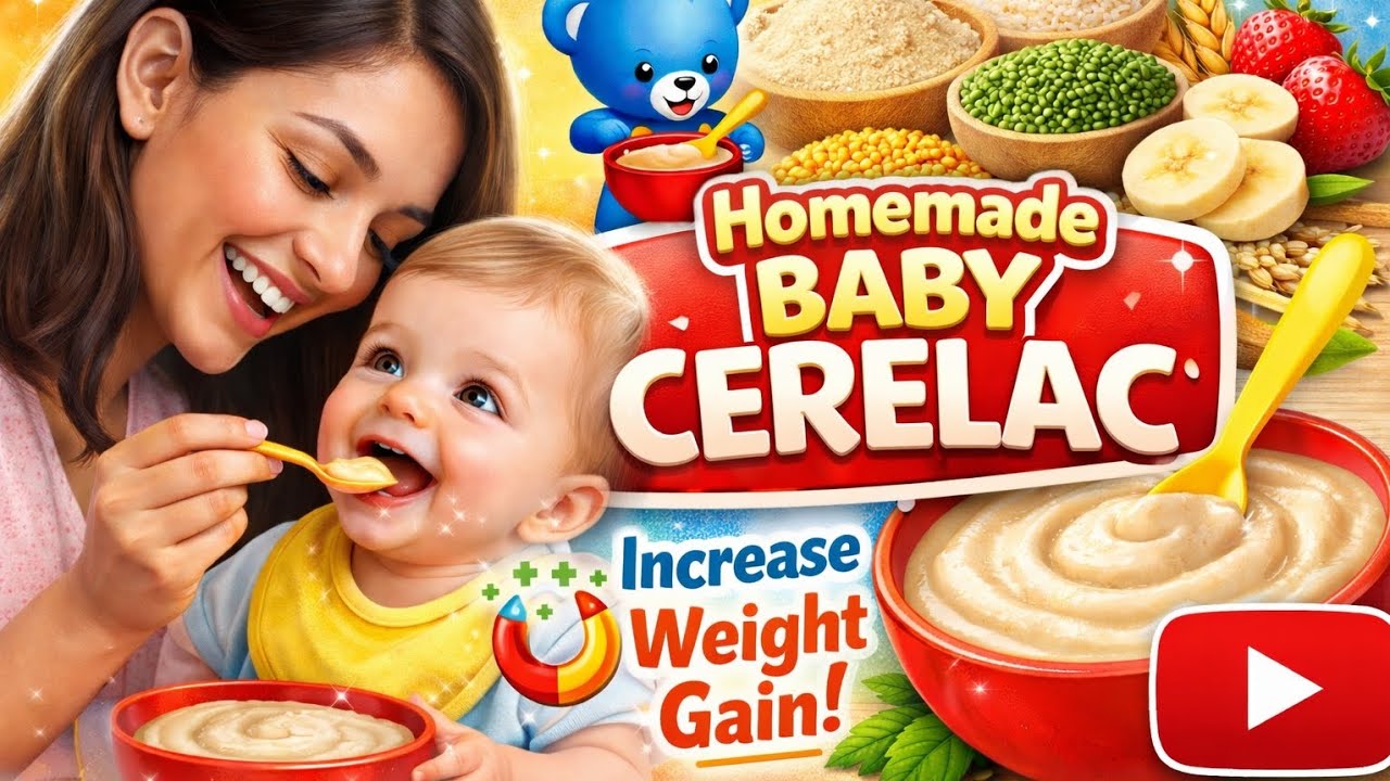 Homemade healthy and tasty 😋 baby cerelac for 6 month+