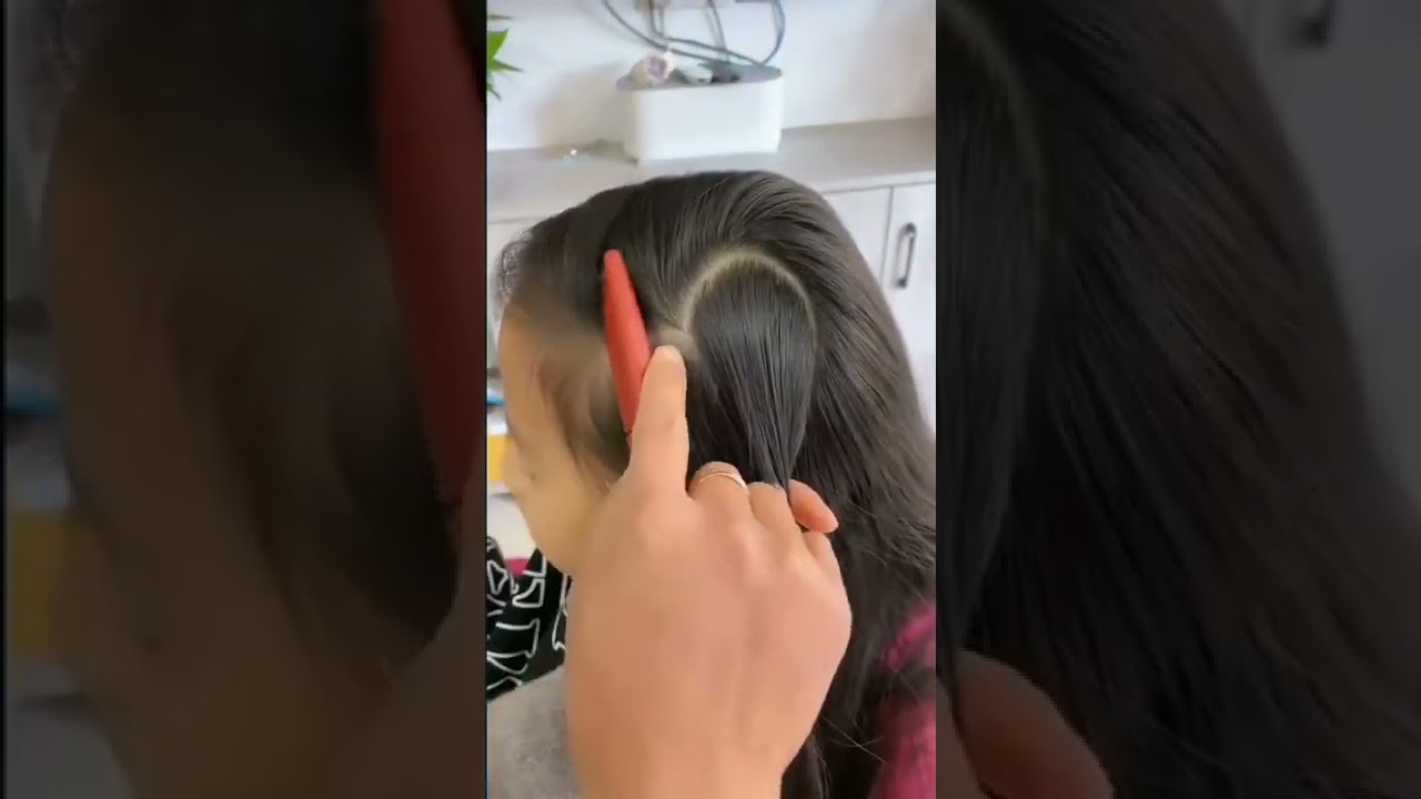 #how to part a heart shape.#kids#natural hair #hairstyles