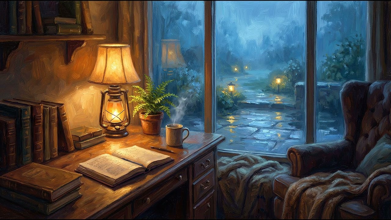 Cozy Lantern Night ☕ Warm Lofi Music for Relaxing, Studying & Unwinding (2 Hours)