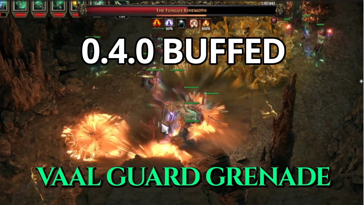 POE2 0.4.0 BUFFED Spectre &ndash; Vaal Guard Grenade in T15 Endgame