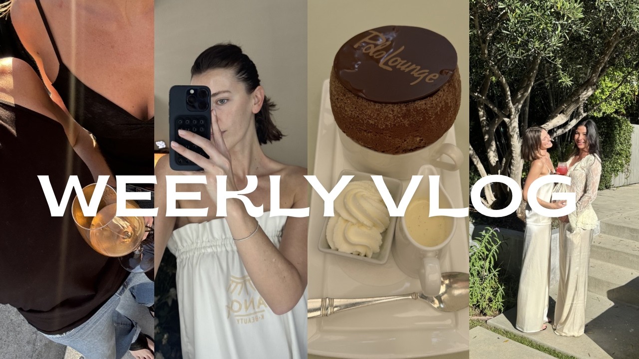 Weekly Vlog | Beverly Hills Blowouts, Facials, Baby Shower & Girls Night + Spring Haul
