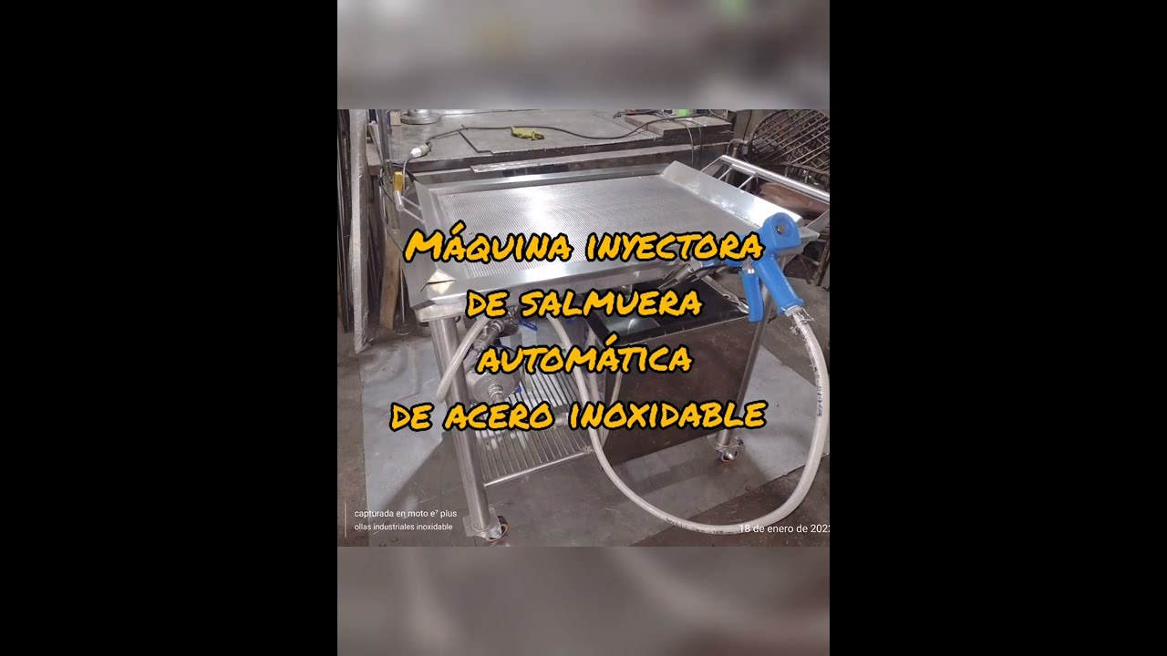 Máquina Inyectora De Salmuera Automática De Acero Inoxidable
