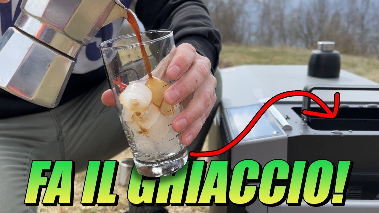 Un frigo portatile, autoalimentato e che fa anche il ghiaccio! Ecoflow GLACIER