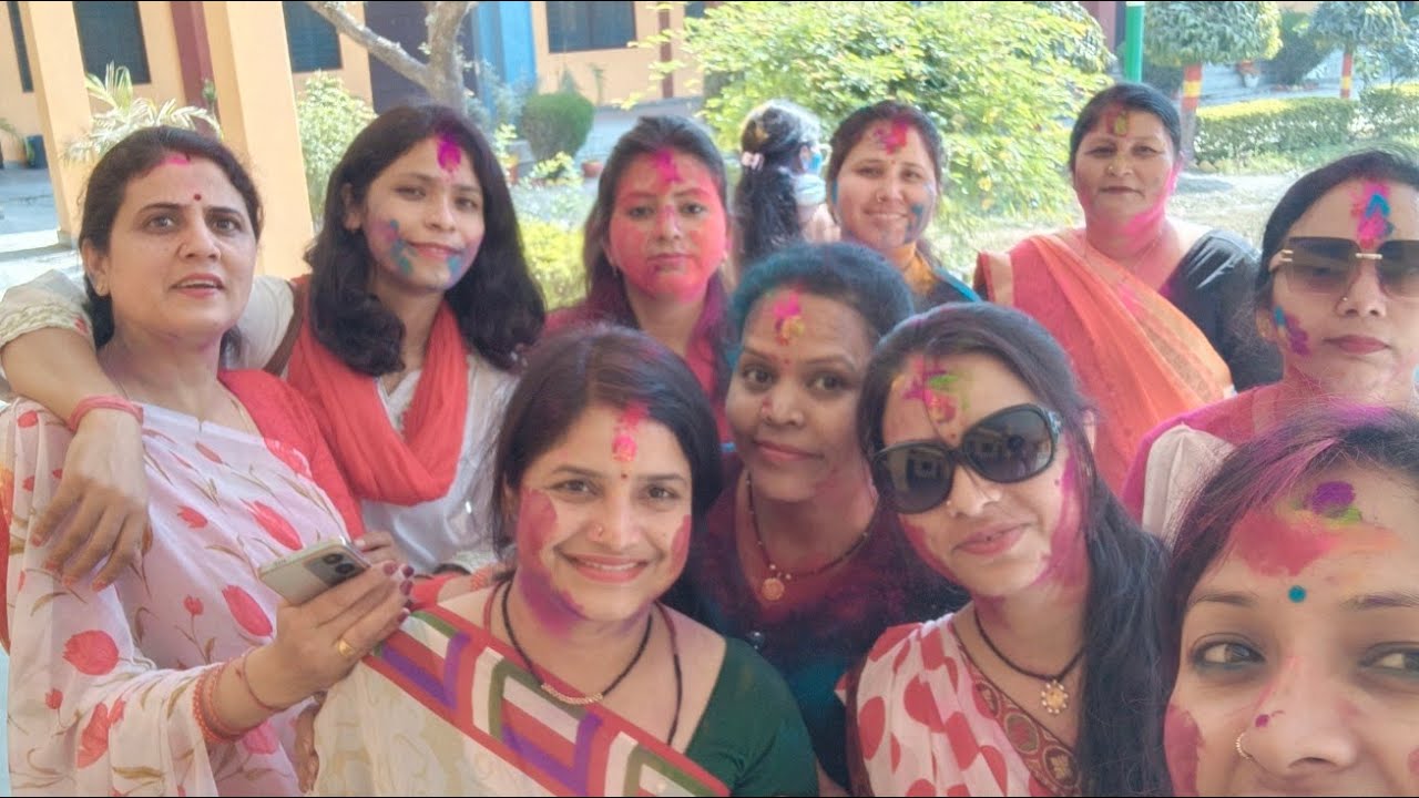 होली का रंग स्कूल में टीचर्स के संग 🫟 Happy Holi ,|| Devbhoomi Daily Vlog ||