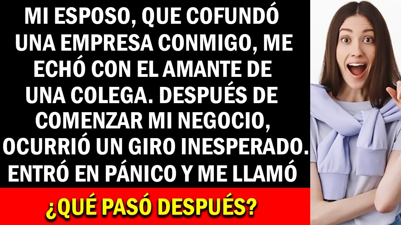Mi marido, que cofundó una empresa conmigo, me despidió junto con la amante de un colega. ¿El result