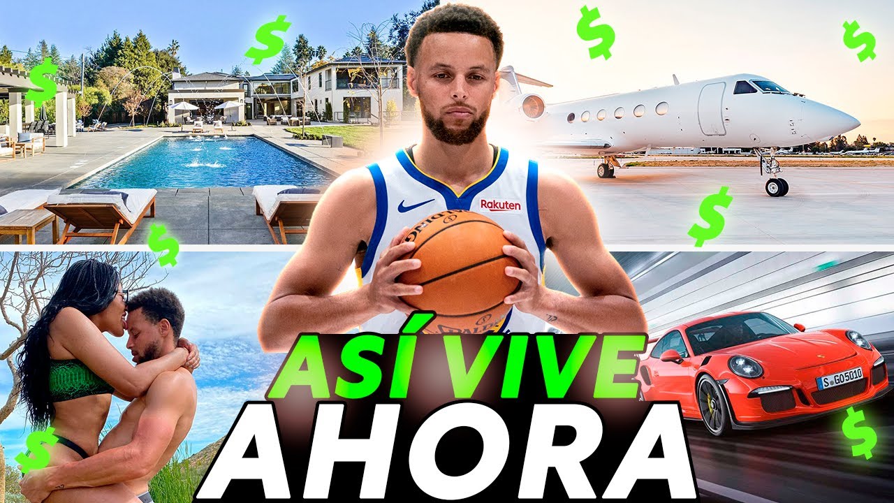 Así es la LUJOSA vida de STEPHEN CURRY el Rey del Básquetbol - The BRO!