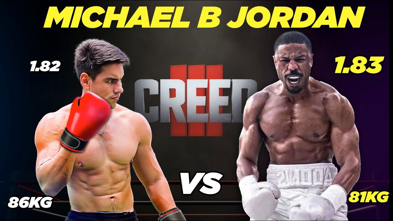 FIZ A DIETA E TREINO DO MICHAEL B JORDAN por 1 dia! 🥊 Dieta do CREED 3