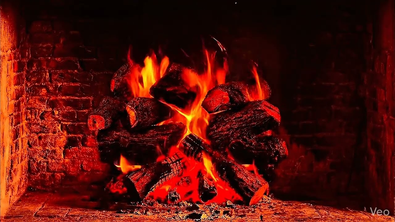 🔥4K 벽난로 모닥불 1시간 - 1 hour fireplace bonfire / Cozy Fireplace / AI 영상