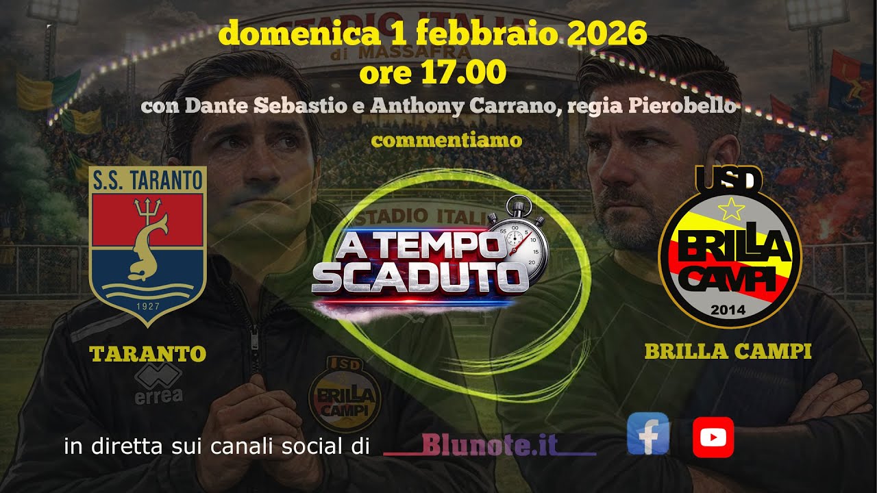 01-02-2026 - TARANTO --- A TEMPO SCADUTO -
