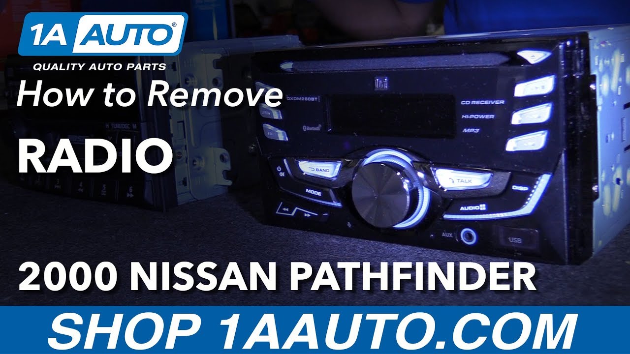 Как снять магнитолу Nissan Pathfinder 96-04