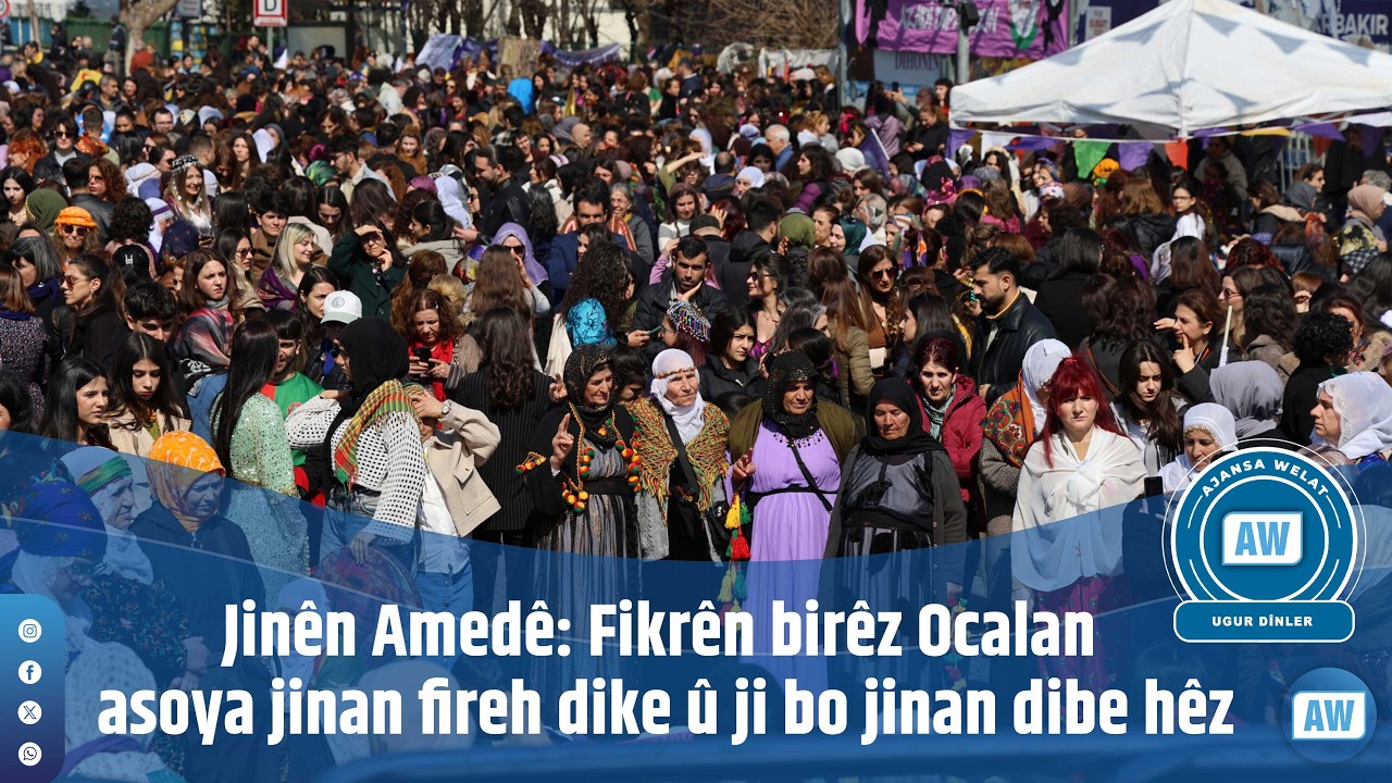 Jinên Amedê: Fikrên birêz Ocalan asoya jinan fireh dike û ji bo jinan dibe hêz