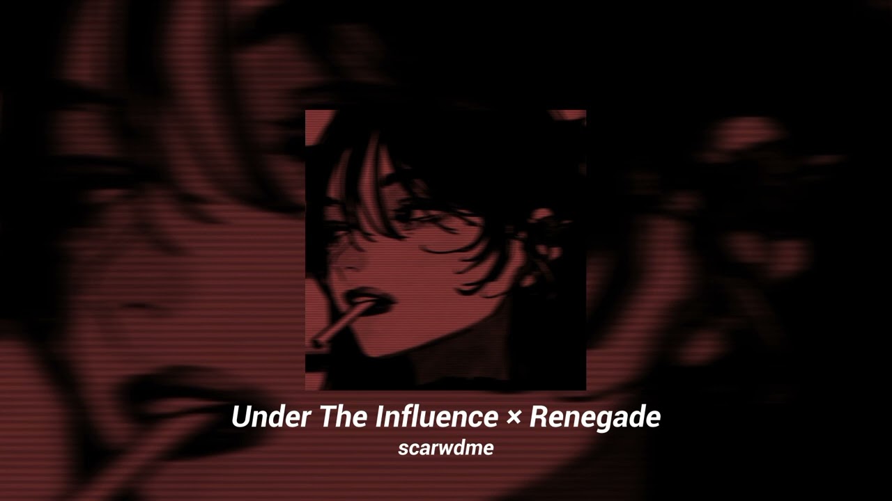 Under The Influence × Renegade - mashup tiktok (nightcore/speed up)