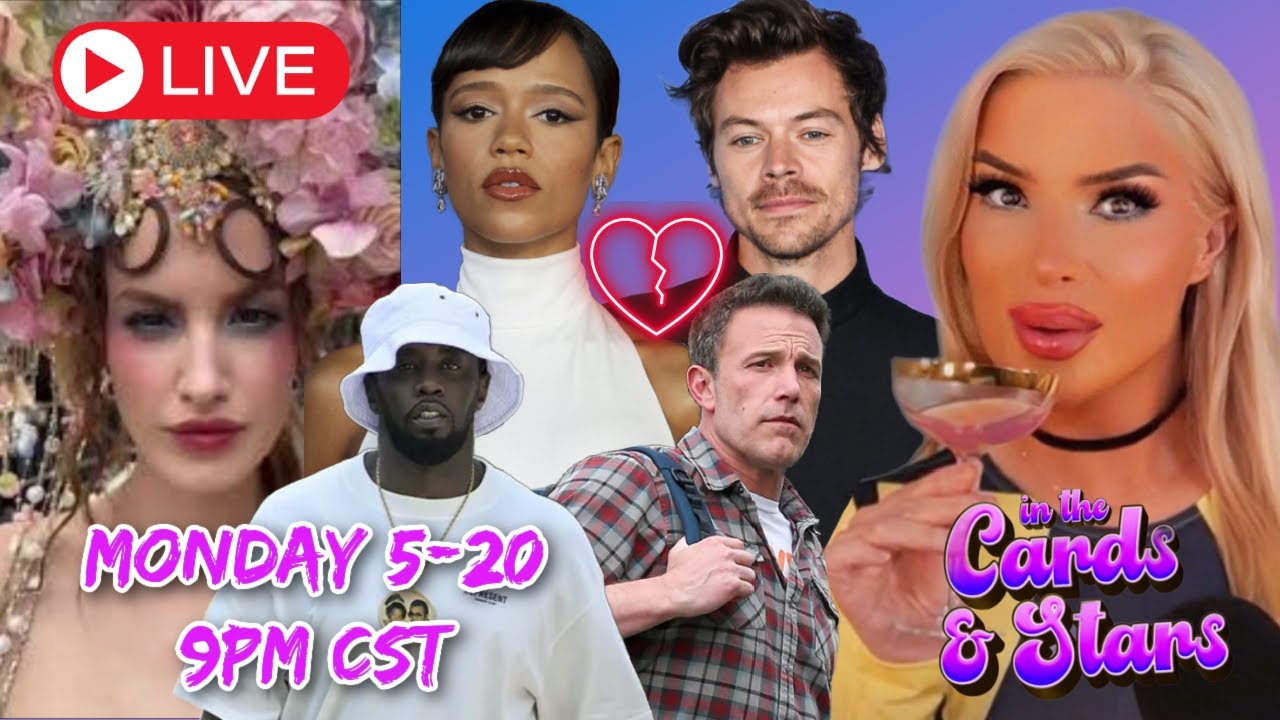Tarot TEA Live!  P. Diddy Getting his Karma, Influencer Drama & Celebrity Breakups!