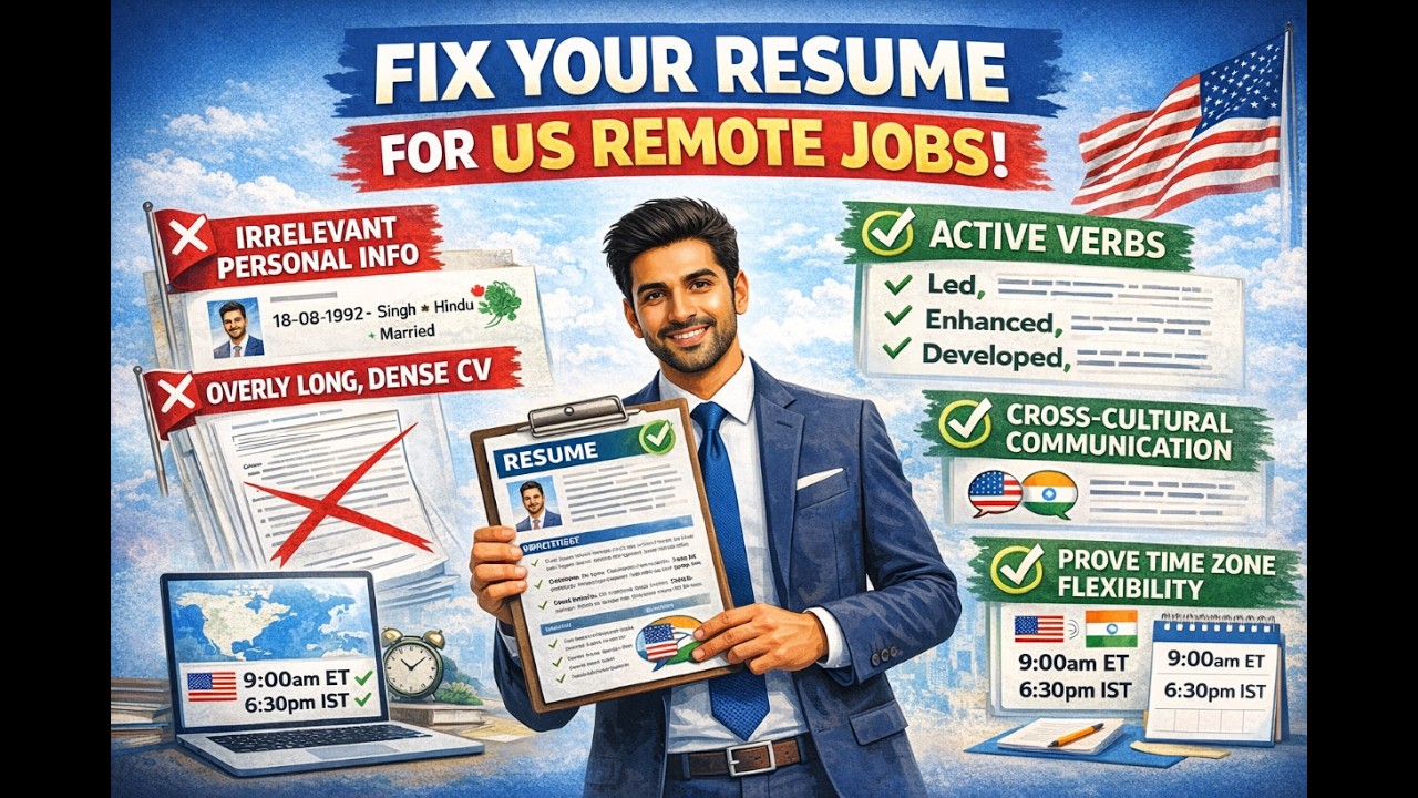 Resume Mistakes Costing You US Remote Tech Jobs (And How to Fix Them)