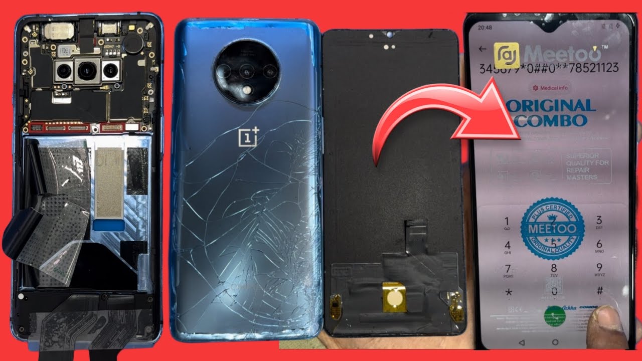 OnePlus 7t display replacement | OnePlus 7t screen change | how to open back panel OnePlus 7t