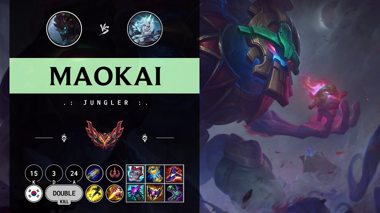 Maokai Jungle vs Viego - KR Grandmaster Patch 14.11