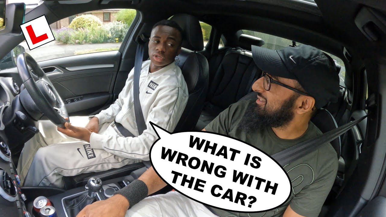 Learner Driver Blames Car On Driving Lesson 