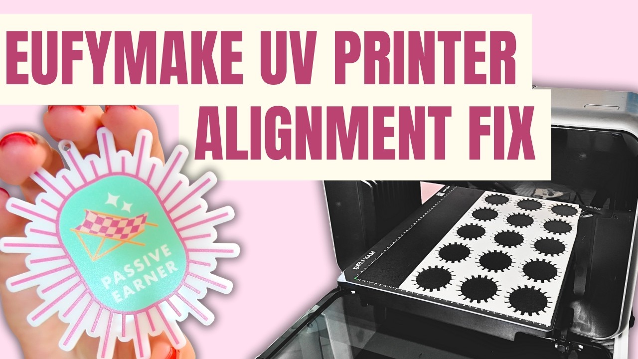Eufy Make UV Printer Jig Hack! Inkscape + xTool P2S for Perfect Alignment