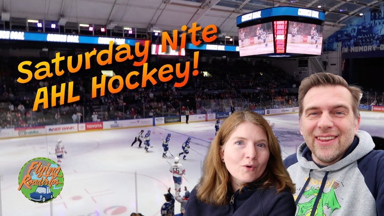 a SOLD OUT crowd for the Syracuse Crunch v Rochester AHL Hockey game