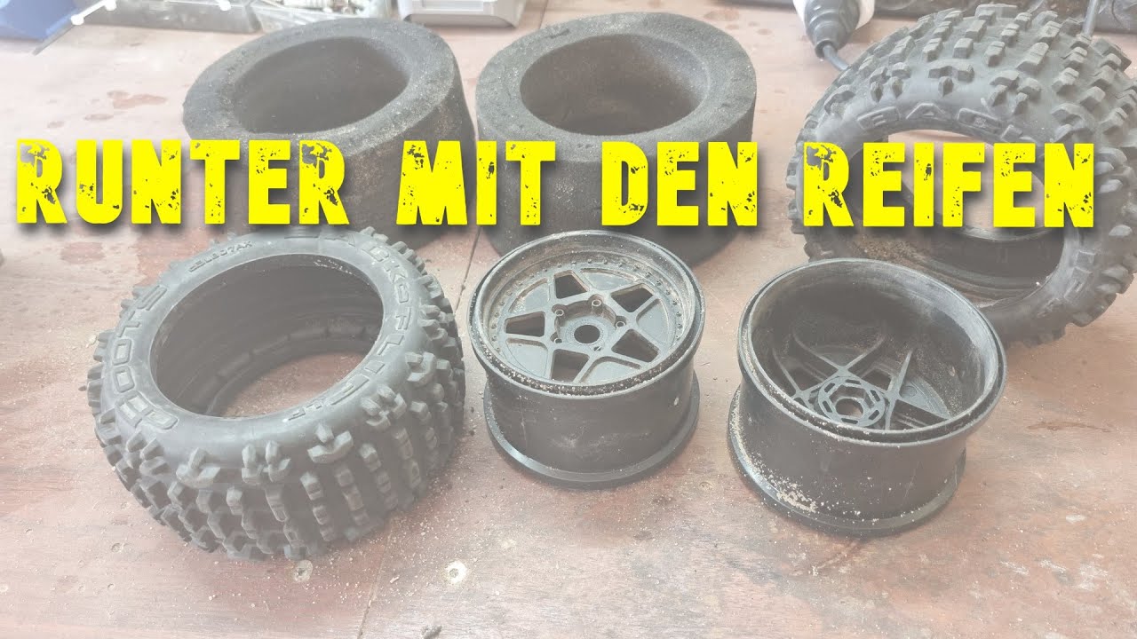 RC Reifen von der Felge bekommen und alles wiederverwenden