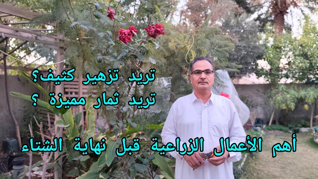 كيف نزيد التزهير وكمية الثمار بالحديقة المنزلية تعرفوا على أهم الأعمال الزراعية بالشتاء 