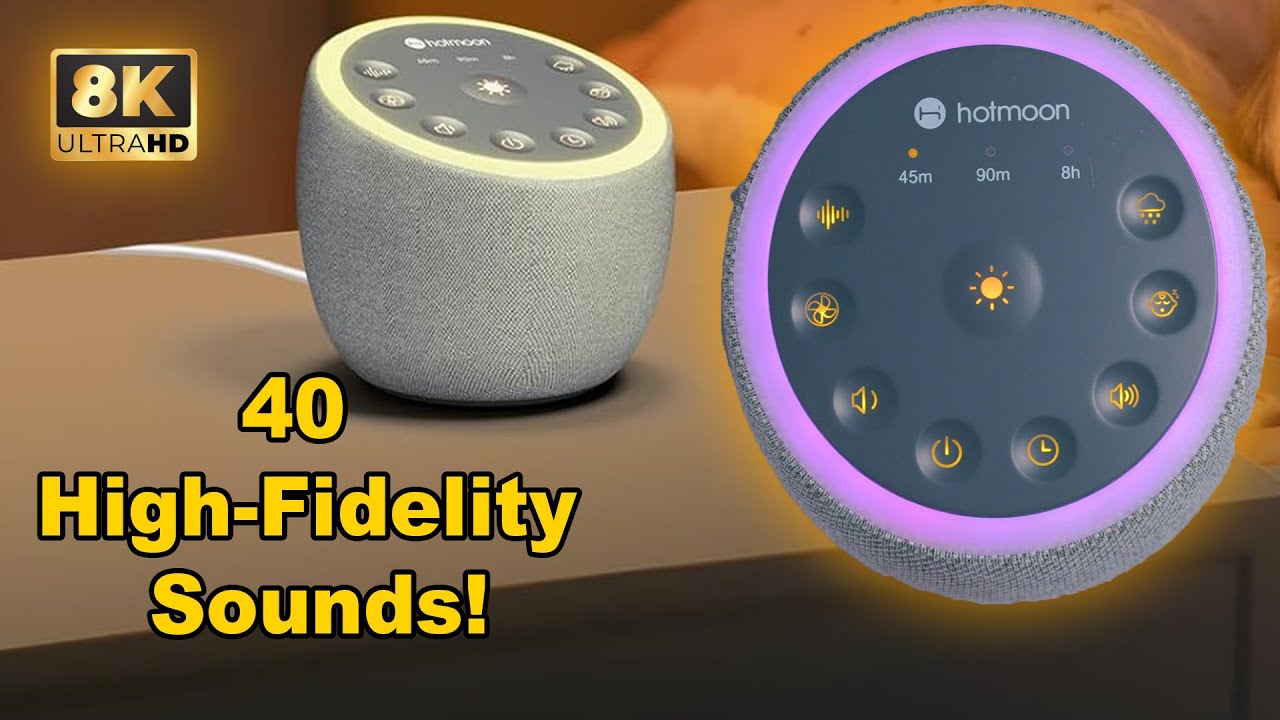 Hotmoon White Noise Machine | Unboxing, Testing & Review